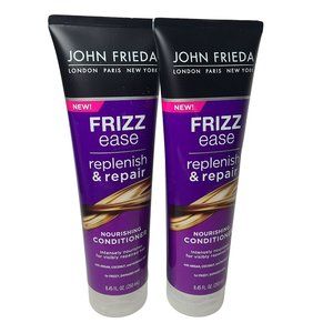 Lot Of 2 New John Frieda Frizz Ease Replenish & Repair Conditioner 8.45 Oz